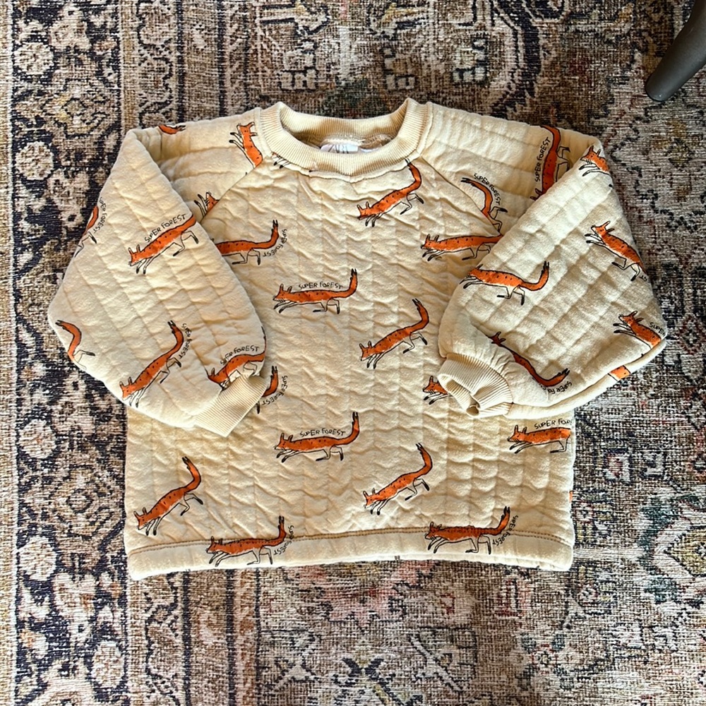 Zara Baby Boy Quilted Sweatshirt